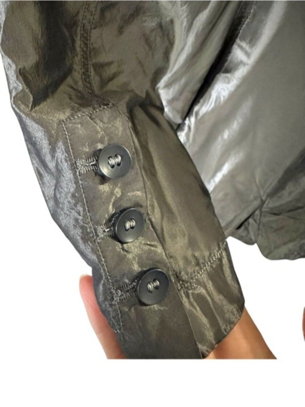 JEAN PAUL GAULTIER Femme metallic double breast sinch waist blazer dress jacket - Picture 8 of 12